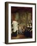 France, Paris, St Marguerite Church, St Vincent De Paul in Front of Ladies of Charity-Louis Galloche-Framed Giclee Print