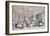 France, Paris, Three Provencal Brothers Restaurant, 1840-null-Framed Giclee Print