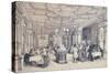 France, Paris, Three Provencal Brothers Restaurant, 1840-null-Stretched Canvas