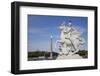 France, Paris, Tuileries Garden, Statue of Hermes (Mercury) with Pegasus-Samuel Magal-Framed Premium Photographic Print