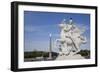 France, Paris, Tuileries Garden, Statue of Hermes (Mercury) with Pegasus-Samuel Magal-Framed Photographic Print