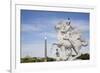 France, Paris, Tuileries Garden, Statue of Hermes (Mercury) with Pegasus-Samuel Magal-Framed Photographic Print