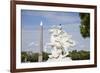 France, Paris, Tuileries Garden, Statue of Hermes (Mercury) with Pegasus-Samuel Magal-Framed Photographic Print