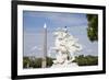 France, Paris, Tuileries Garden, Statue of Hermes (Mercury) with Pegasus-Samuel Magal-Framed Photographic Print