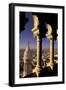 FRANCE, Paris.  View from Sacre-Coeur de Basilica through arches-Inger Hogstrom-Framed Photographic Print