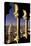 FRANCE, Paris.  View from Sacre-Coeur de Basilica through arches-Inger Hogstrom-Stretched Canvas