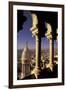 FRANCE, Paris.  View from Sacre-Coeur de Basilica through arches-Inger Hogstrom-Framed Photographic Print