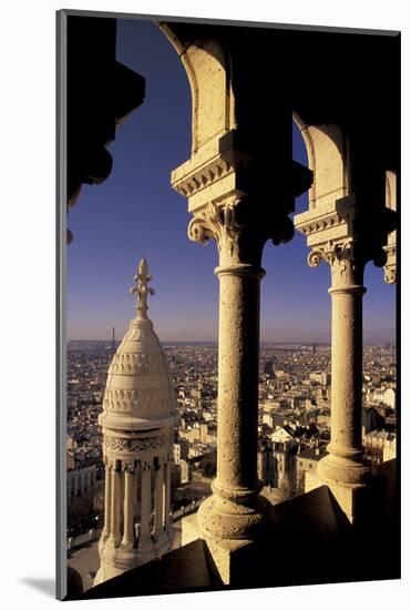 FRANCE, Paris.  View from Sacre-Coeur de Basilica through arches-Inger Hogstrom-Mounted Photographic Print