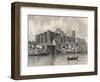 France, Paris, View of Castle in Angers-null-Framed Giclee Print