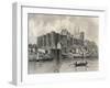 France, Paris, View of Castle in Angers-null-Framed Giclee Print