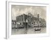 France, Paris, View of Castle in Angers-null-Framed Giclee Print