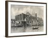 France, Paris, View of Castle in Angers-null-Framed Giclee Print