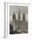 France, Paris, View of the Cathedral in Rouen-null-Framed Giclee Print