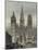 France, Paris, View of the Cathedral in Rouen-null-Mounted Giclee Print