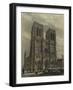 France, Paris, View of the Cathedral of Notre-Dame-null-Framed Giclee Print