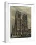 France, Paris, View of the Cathedral of Notre-Dame-null-Framed Giclee Print