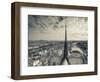 France, Paris, View of the Seine River and City from the Notre Dame Cathedral-Walter Bibikow-Framed Photographic Print