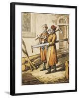 France, Paristers Painting, 1820-null-Framed Giclee Print