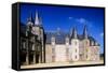 France, Pays De La Loire, Mesanger, Rocher Medieval Castle-null-Framed Stretched Canvas