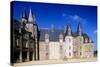 France, Pays De La Loire, Mesanger, Rocher Medieval Castle-null-Stretched Canvas