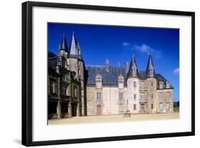 France, Pays De La Loire, Mesanger, Rocher Medieval Castle-null-Framed Giclee Print