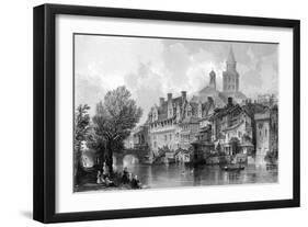 France Perigueux-Thomas Allom-Framed Art Print