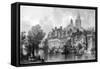 France Perigueux-Thomas Allom-Framed Stretched Canvas