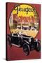 France - Peugeot Automobile Promotional Poster-Lantern Press-Stretched Canvas