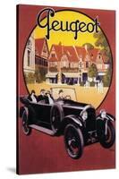 France - Peugeot Automobile Promotional Poster-Lantern Press-Stretched Canvas