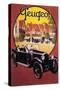 France - Peugeot Automobile Promotional Poster-Lantern Press-Stretched Canvas