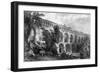 France Pont Du Gard-Thomas Allom-Framed Art Print