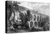 France Pont Du Gard-Thomas Allom-Stretched Canvas