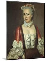 France, Portrait of Marie Francoise Buron-null-Mounted Giclee Print