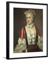 France, Portrait of Marie Francoise Buron-null-Framed Giclee Print