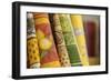 France, Provence-Alpes-Cote d'Azur, Bouches-du-Rhone. Textiles, Cours Mirabeau Market.-Kevin Oke-Framed Photographic Print