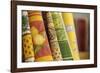 France, Provence-Alpes-Cote d'Azur, Bouches-du-Rhone. Textiles, Cours Mirabeau Market.-Kevin Oke-Framed Photographic Print