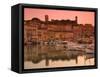 France, Provence-Alpes-Cote D'Azur, Cannes, Old Town Le Suquet, Vieux Port (Old Harbour)-Alan Copson-Framed Stretched Canvas