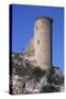 France, Provence-Alpes-Côte D'Azur, Ruins of Hers Castle-null-Stretched Canvas