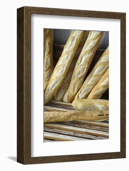 France, Provence Alpes Cote Dazur, Vaucluse, Lourmarin. Baguettes-Kevin Oke-Framed Photographic Print