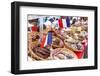 France, Provence Alps Cote D'Azur, Aix En Provence. Salami and Cheese for Sale at Local Market-Matteo Colombo-Framed Photographic Print