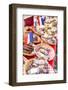 France, Provence Alps Cote D'Azur, Aix En Provence. Salami and Cheese for Sale at Local Market-Matteo Colombo-Framed Photographic Print