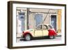 France, Provence Alps Cote D'Azur, Saint Remy De Provence. Street View with Old Fashioned 2Cv Car-Matteo Colombo-Framed Photographic Print