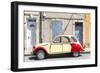 France, Provence Alps Cote D'Azur, Saint Remy De Provence. Street View with Old Fashioned 2Cv Car-Matteo Colombo-Framed Photographic Print