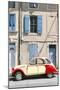 France, Provence Alps Cote D'Azur, Saint Remy De Provence. Street View with Old Fashioned 2Cv Car-Matteo Colombo-Mounted Photographic Print