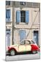 France, Provence Alps Cote D'Azur, Saint Remy De Provence. Street View with Old Fashioned 2Cv Car-Matteo Colombo-Mounted Photographic Print