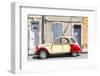 France, Provence Alps Cote D'Azur, Saint Remy De Provence. Street View with Old Fashioned 2Cv Car-Matteo Colombo-Framed Photographic Print