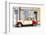 France, Provence Alps Cote D'Azur, Saint Remy De Provence. Street View with Old Fashioned 2Cv Car-Matteo Colombo-Framed Photographic Print