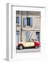 France, Provence Alps Cote D'Azur, Saint Remy De Provence. Street View with Old Fashioned 2Cv Car-Matteo Colombo-Framed Photographic Print