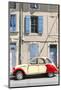 France, Provence Alps Cote D'Azur, Saint Remy De Provence. Street View with Old Fashioned 2Cv Car-Matteo Colombo-Mounted Photographic Print