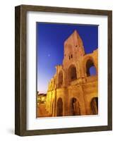 France, Provence, Arles, Roman Amphitheatre at Dusk-Shaun Egan-Framed Photographic Print